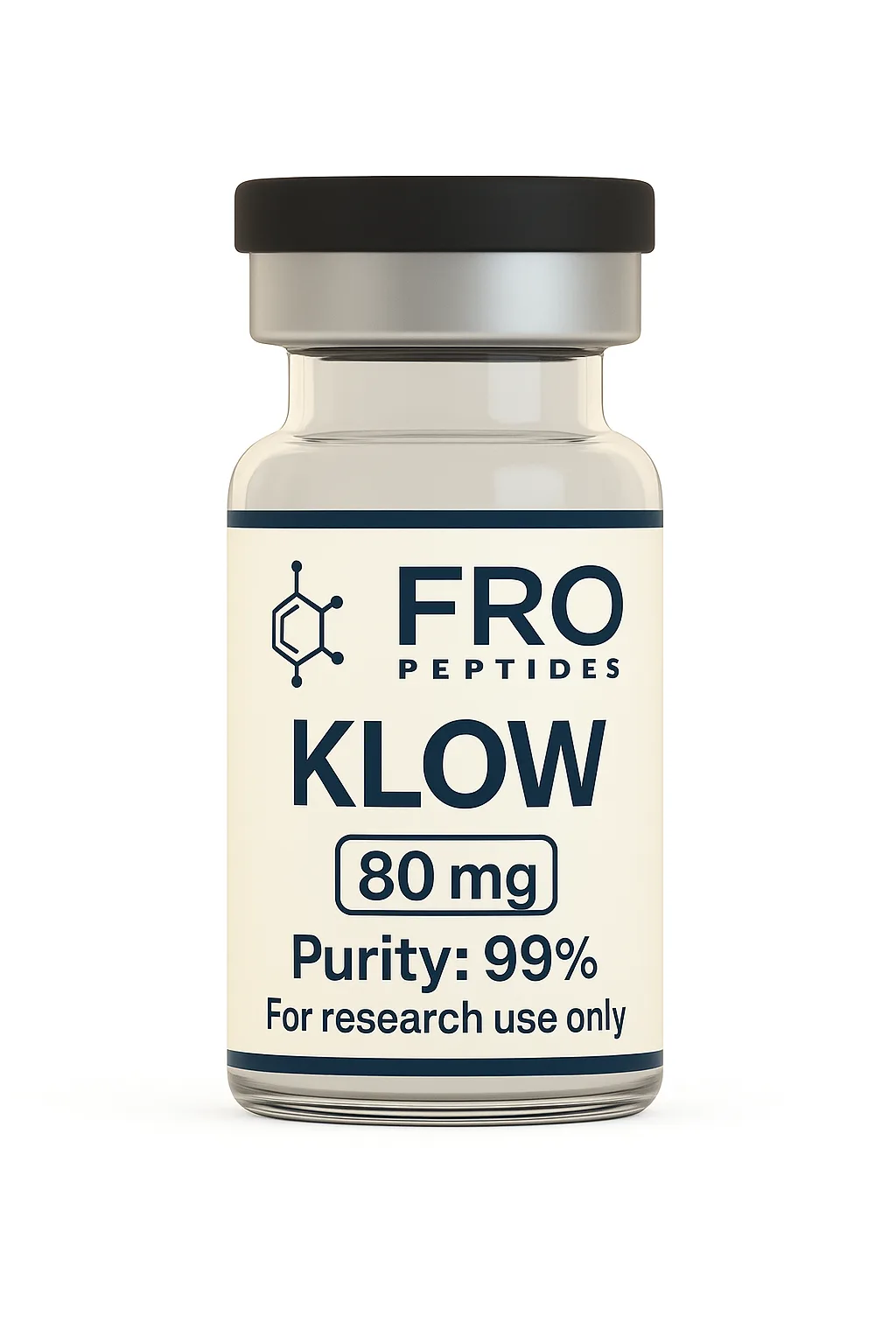 FRO Peptides KLOW 80mg research peptide blend vial